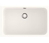 Fregadero 1 seno rectangular poalgi gandia hekla snow blanco 74x44.5 cm