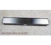 Canaleta ducha obra equation 60 acero lisa