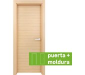 Conjunto puerta oslo roble line apertura izquierda 92.5cm + tapeta