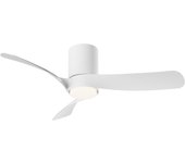 Ventilador de techo con luz silencioso dc mantra nemo blanco 97 cm