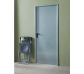 Puerta auxiliar de trastero apertura derecha acero galvanizado de 200x70cm
