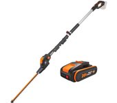 Cortasetos pértiga a batería pertiga wg252 worx c/bat 20v2ah