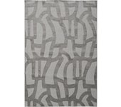 Alfombra poliéster malmo 003/313135 gris 135x195cm