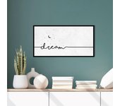 Cuadro con marco decoart dream relieve 41 cm x 21 cm