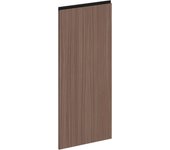 Puerta para mueble de cocina milos dark walnut h 137.6 x l 60 cm b dch/a iz