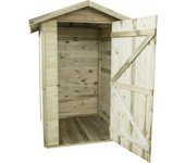 Caseta de madera de 207,4x150x123 cm y 1,5m²