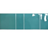 Azulejo piscina porcelánico capri efecto teal 15x45 cm