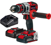 Taladro percutor einhell professional tp-cd 18/80 - con 2 baterías 2.0 ah - compatible con power x-change
