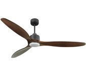 Ventilador de techo con luz motor dc lima d166 04 21 18 purline negro 166 cm
