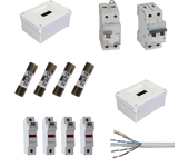 Conjunto protecciones para inversor de red autosolar de 6000w con 2 string