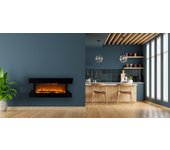 Chimenea eléctrica focal point ashford wall suite 1500w negra