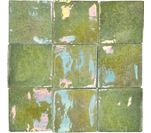Azulejo cerámico joy efecto nacarado nevado 10x10 cm