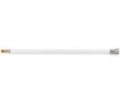 Latiguillo grifo blanco 50cm r/acero 1/2h-m10x1 2uds