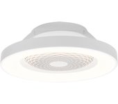 Ventilador de techo con luz sin aspas silencioso dc mantra tibet blanco 65 cm