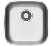 Fregadero 1 seno de acero inox pyramis iris 40 x 40 cm