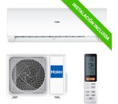 Aire acondicionado split 1x1 haier flexis 50 wifi 4300 fg instalación incluida