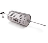 Asador giratorio de acero inoxidable 16.2x19.3x36.7 cm broilking