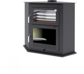 Estufa de leña rincón h1r eco 9,5 kw