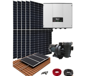 Kit depuradora solar de piscina con bomba autosolar de 1cv
