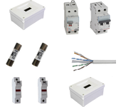 Conjunto protecciones para inversor de red autosolar de 4000w con 2 string