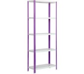 Estanteria con tornillos homeclassic violeta plus 5/30