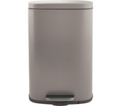 Cubo de la basura con pedal akira 30l topo mate