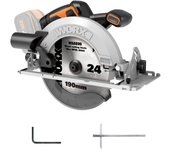 Sierra circular worx wx520.9 ø190mm brushless 20v sin batería ni cargador