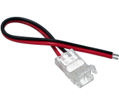 Conexión de cable y fuente de alimentación tira led