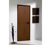 Puerta auxiliar de trastero apertura izquierda nogal/nogal de 200x80cm