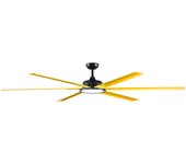 Ventilador de techo con luz exterior dc xtrelamp melker dorado 132 cm