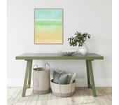 Cuadro con marco abst horizon verde 41 cm x 51 cm