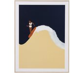 Cuadro pintado con marco surf 3 30 cm x 40 cm