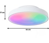 Ventilador de techo con luz exterior dc ksix mistral multicolor 44 cm
