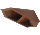 Cuña marrón para cercado pvc