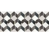 Alfombra de vinilo cubik gris 52x120 cm
