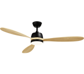Ventilador de techo con luz exterior dc sulion julia negro 135 cm
