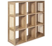 Estantería bali cmp 9 compartimentos madera 99x99.6x32cm