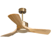 Ventilador de techo sin luz motor dc zafiro d106 06 15 purline marrón 106 cm