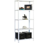 Estanteria con tornillos homeclassic blanca plus 5/30