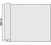 Visillo al corte velo red blanco ancho 320 cm