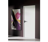 Puerta auxiliar de trastero apertura derecha blanco/blanco de 200x90cm