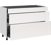 Mueble bajo de cocina delinia id oxford bl 76,8x120 cm 1 caj 2cac