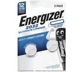 Pack de 2 pilas de litio energizer cr2032
