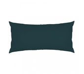 Funda de almohada wash grament algodón 200 hilos verde teal 45 x 125 cm