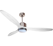 Ventilador de techo con luz motor dc lima d166 02 17 11 purline negro 166 cm