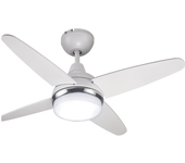 Ventilador de techo con luz silencioso dc inspire vicen blanco 91 cm