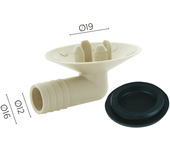 Codo de desagüe para máquina de aire acondicionado standard