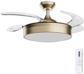 Ventilador de techo con luz motor dc carmen m bronce 107 cm color luz regulable