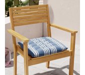 Cojín de silla indigo azul 40 x 40 cm