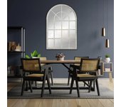 Espejo decorativo catania 95x75 cm blanco